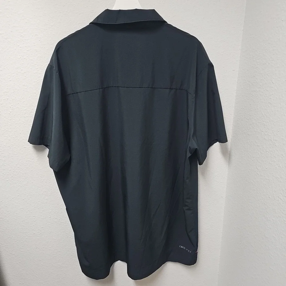 Nike Georgia Bulldogs Coaches Golf Polo Black Men's 2XL  DN5615-010 Sideline XXL